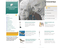 Tablet Screenshot of latiendadelmayor.com